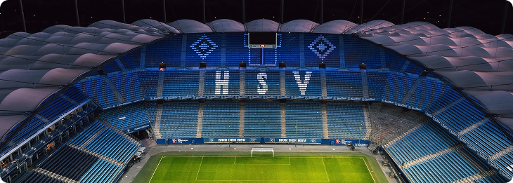 Preisverleihung im Hamburger Volksparkstadion
