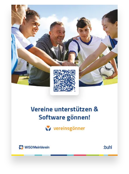 MeinVerein Vereinssoftware - Vereinsgönner Flyer