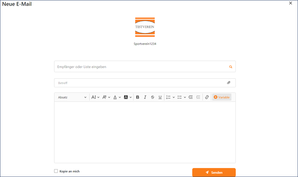 organisation-email-neu-anlegen