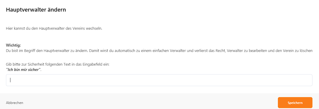 Hauptverwalterrechte übertragen Abbildung 2