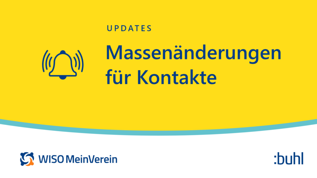 Massenänderungen für Kontakte