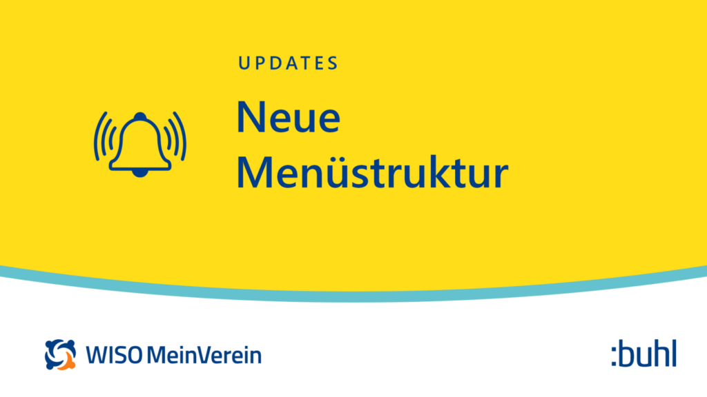 Neue Menüstruktur