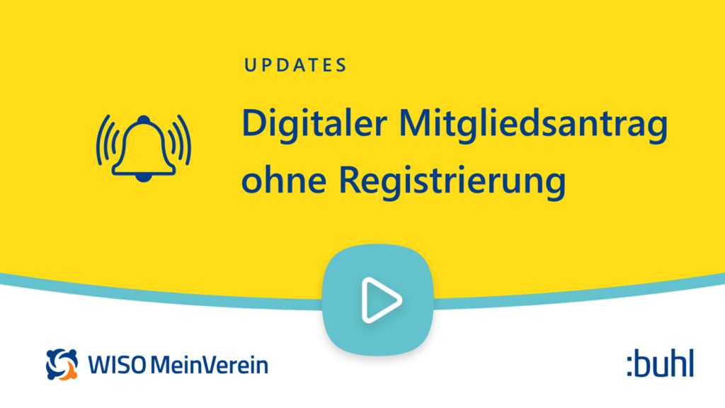 Digitaler Mitgliedsantrag ohne Buhl-Konto