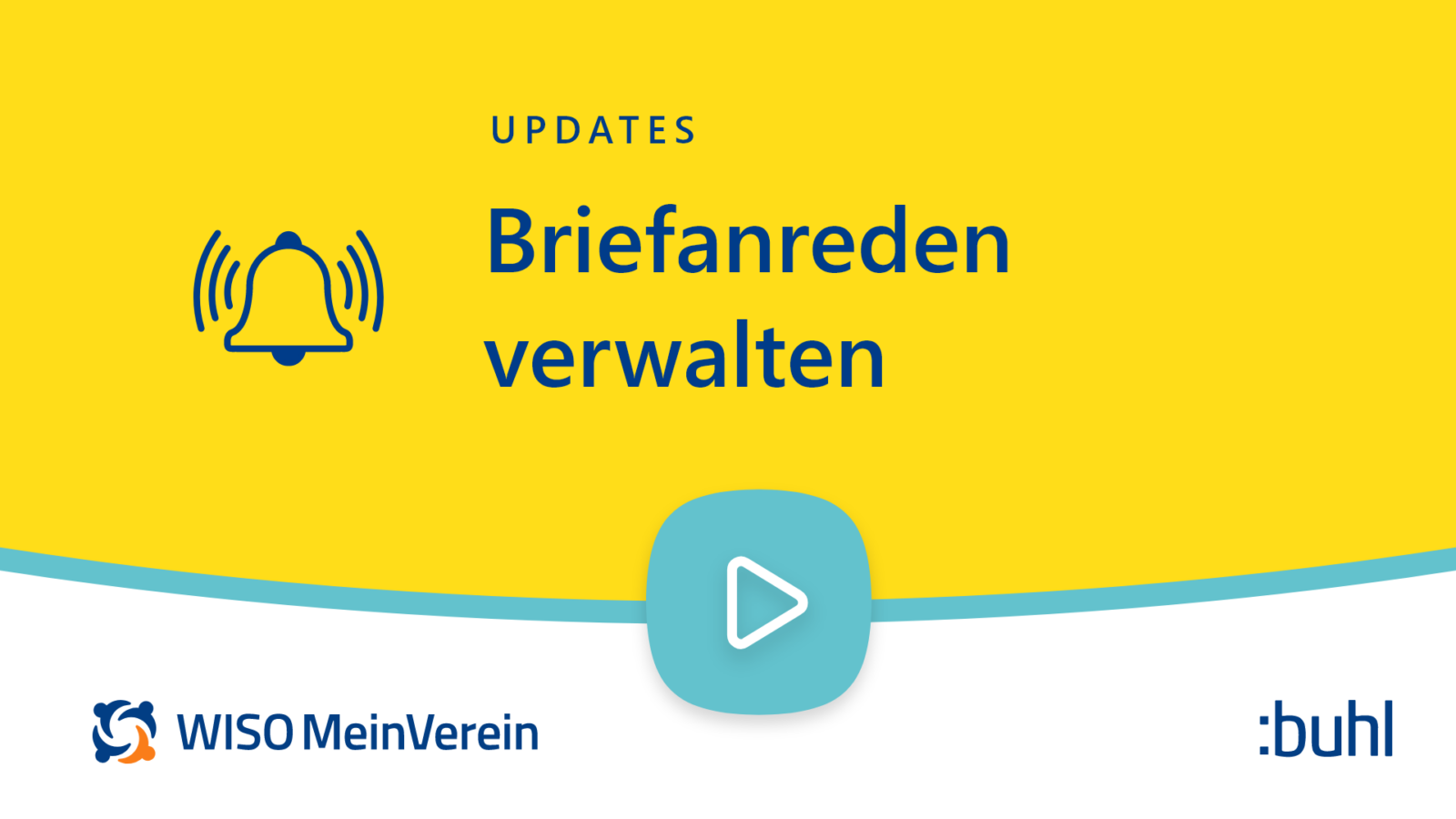 Vorschaubild MeinVerein Youtube Tutorial Briefanreden verwalten