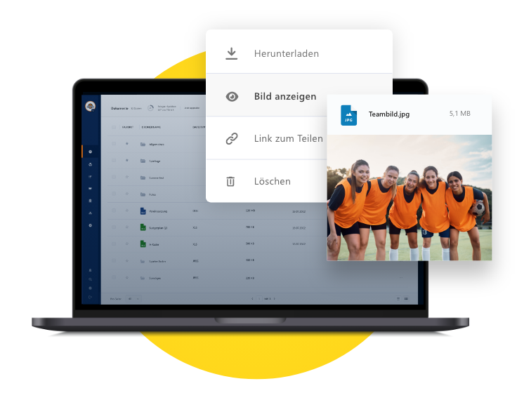 Dokumentenvorschau in MeinVerein